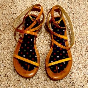 Michael Kors wrap sandals 6.5